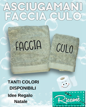 Asciugamani Faccia Culo 