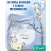 Copertina neonato con nome ricamato