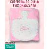 Copertina neonato con nome