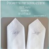pochette con ricamo personalizzato