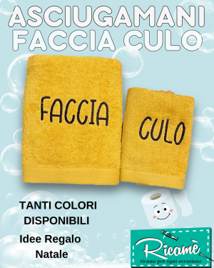 Asciugamani Faccia Culo