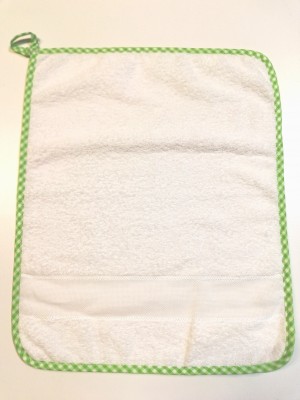 asciugamano asilo verde