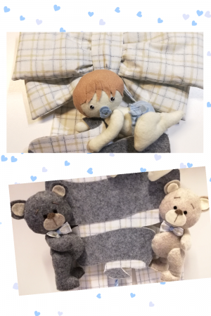 Fiocco Nascita Artigianale Bimbo