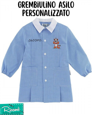 grembiulino bambino asilo