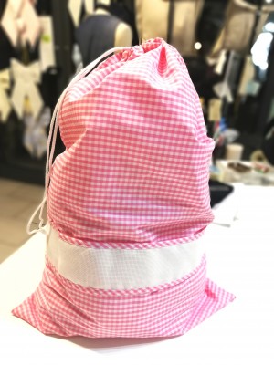 sacchetto asilo rosa maxi