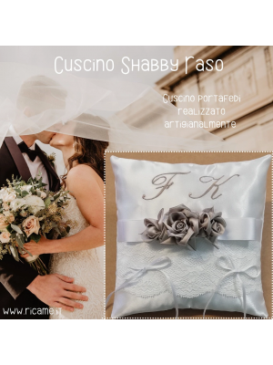 Cuscino Portafedi Shabby Raso