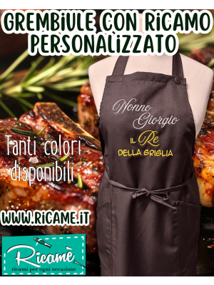 Grembiule Re della Griglia
