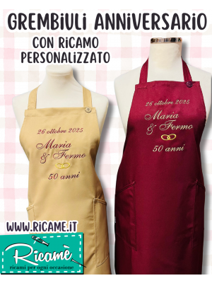 grembiuli anniversario