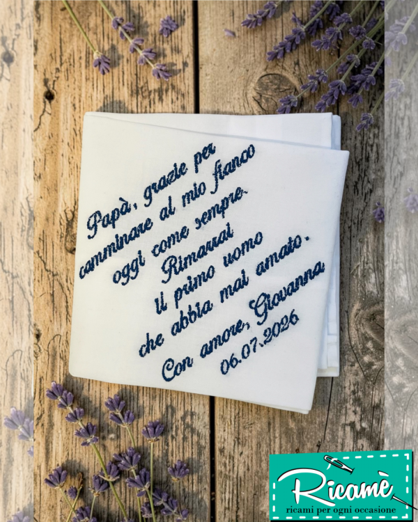 Fazzoletto Papà Sposa 