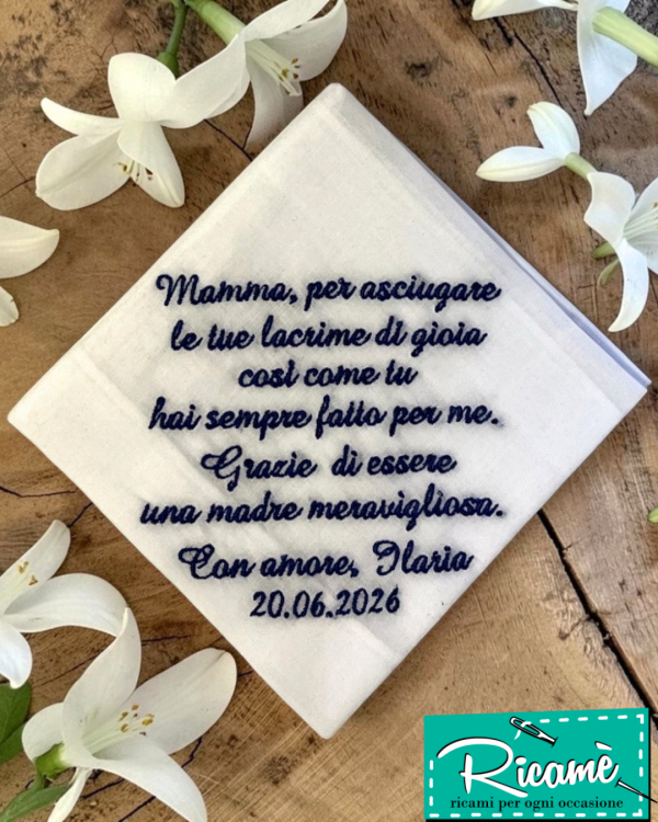 Fazzoletto Mamma Sposa