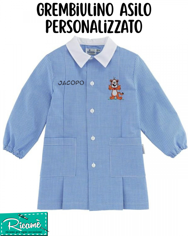 grembiulino bambino asilo