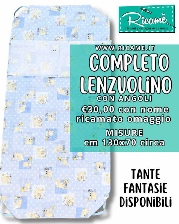 Lenzuola asilo angoli