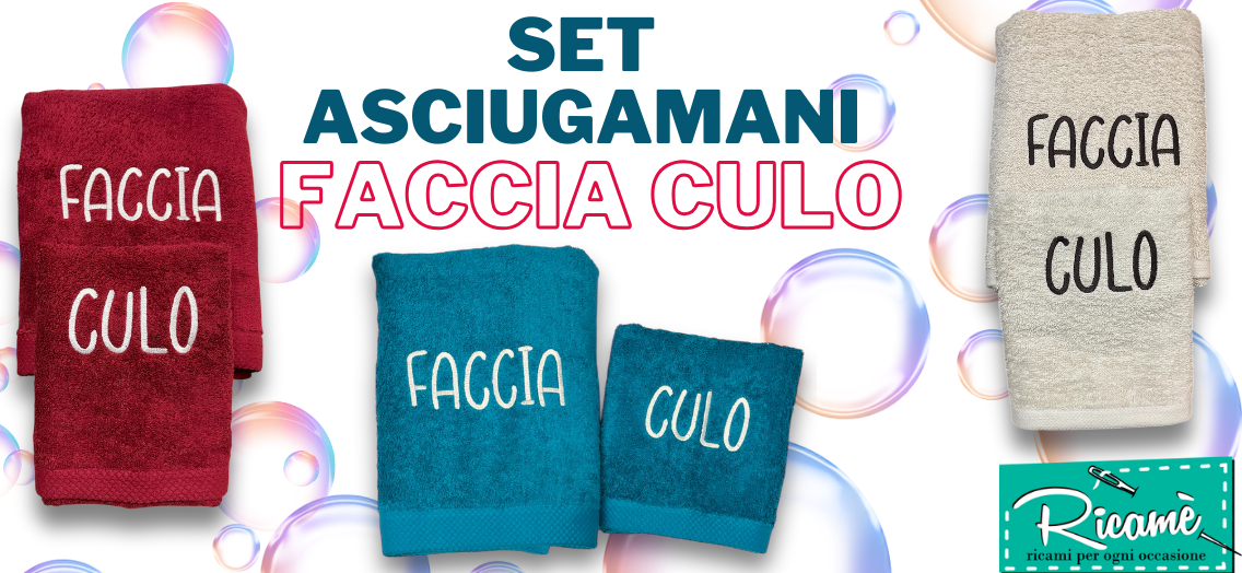 Asiugamani faccia culo