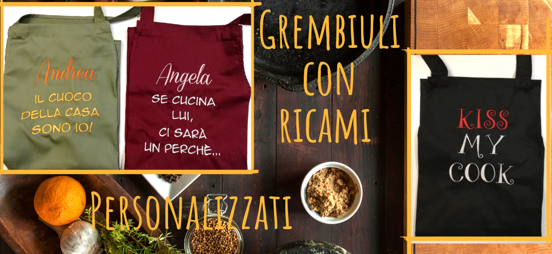 Grembiuli personalizzati